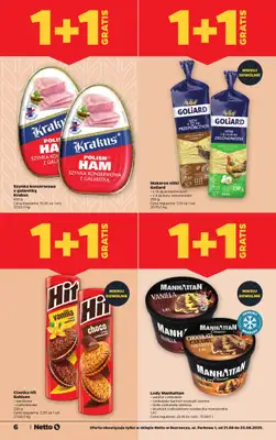 Netto - gazetka promocyjna Bezrzecze ul. Parkowa 1 - otwarcie już w CZWARTEK 21.08 od czwartku 21.08 do soboty 23.08 - strona 6