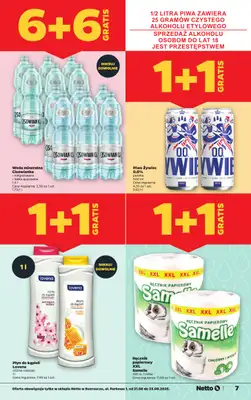 Netto - gazetka promocyjna Bezrzecze ul. Parkowa 1 - otwarcie już w CZWARTEK 21.08 od czwartku 21.08 do soboty 23.08 - strona 7