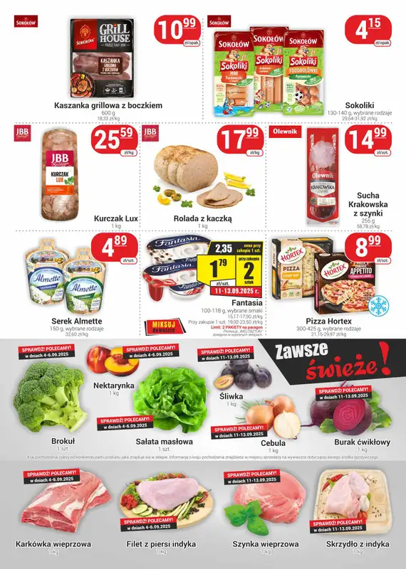 Delikatesy Sezam - gazetka promocyjna Gazetka od czwartku 04.09 do środy 17.09 - strona 2