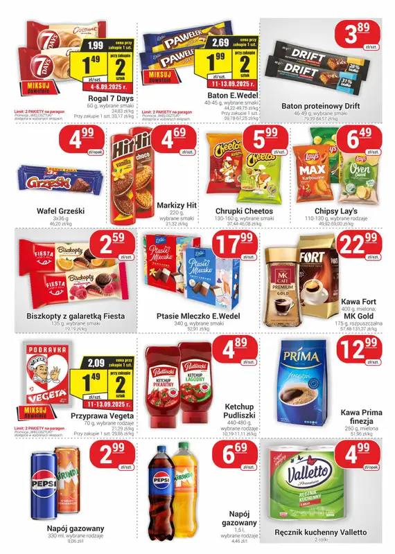 Delikatesy Sezam - gazetka promocyjna Gazetka od czwartku 04.09 do środy 17.09 - strona 3