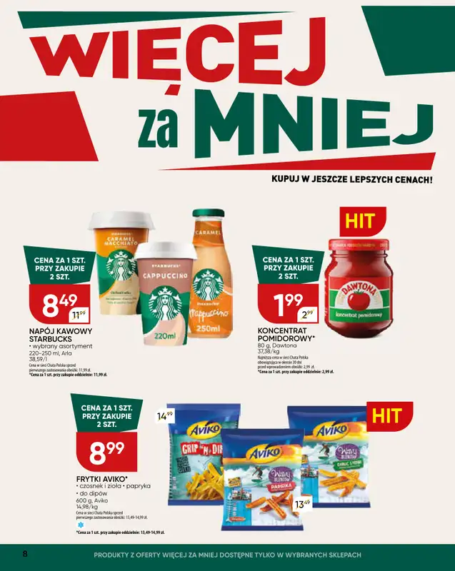 Chata Polska - gazetka promocyjna Gazetka od czwartku 28.08 do niedzieli 07.09 - strona 8