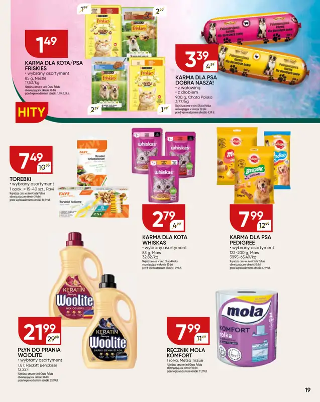 Chata Polska - gazetka promocyjna Gazetka od czwartku 28.08 do niedzieli 07.09 - strona 19