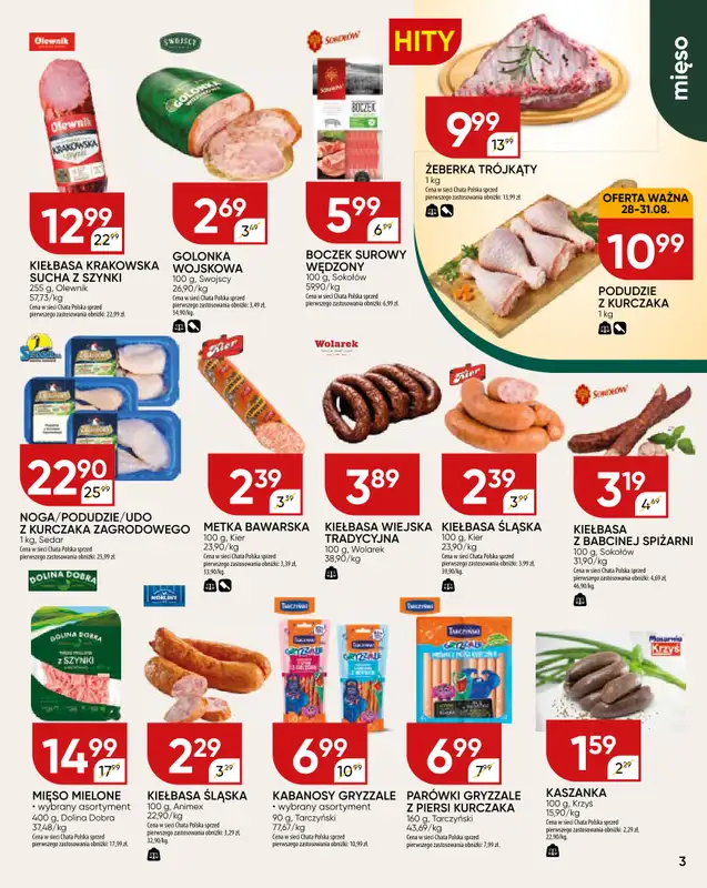 Chata Polska - gazetka promocyjna Gazetka od czwartku 28.08 do niedzieli 07.09 - strona 3