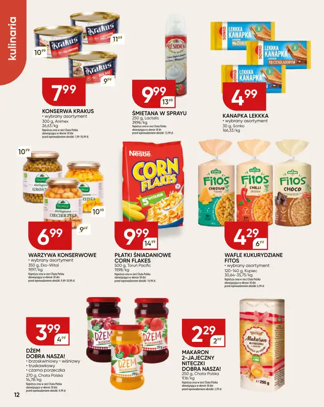 Chata Polska - gazetka promocyjna Gazetka od czwartku 28.08 do niedzieli 07.09 - strona 12