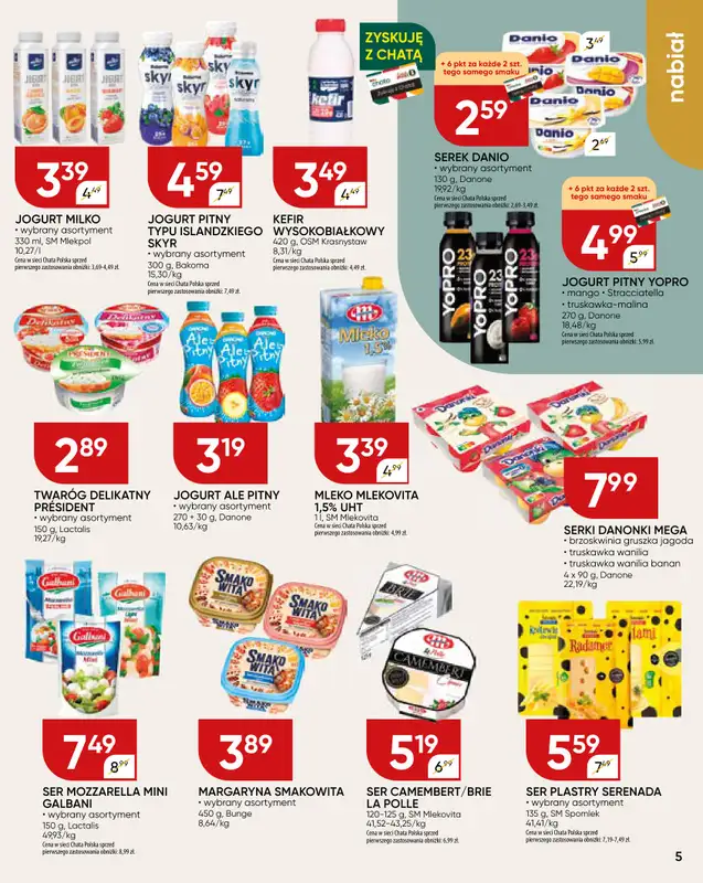 Chata Polska - gazetka promocyjna Gazetka od czwartku 28.08 do niedzieli 07.09 - strona 5