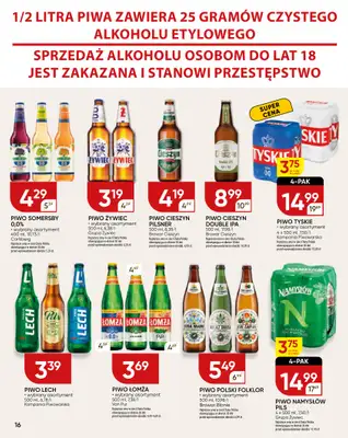 Chata Polska - gazetka promocyjna Gazetka od czwartku 28.08 do niedzieli 07.09 - strona 16 Chata Polska - gazetka promocyjna Gazetka od czwartku 28.08 do niedzieli 07.09 - strona 16