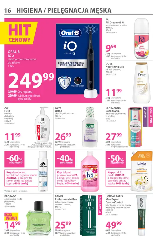 Hebe - gazetka promocyjna Gazetka od piątku 22.08 do niedzieli 07.09 - strona 16