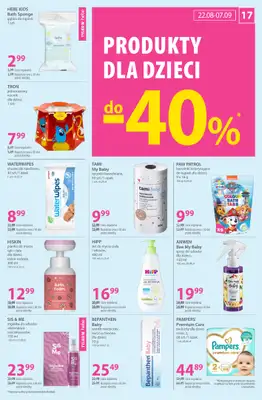 Hebe - gazetka promocyjna Gazetka od piątku 22.08 do niedzieli 07.09 - strona 17 Hebe - gazetka promocyjna Gazetka od piątku 22.08 do niedzieli 07.09 - strona 17
