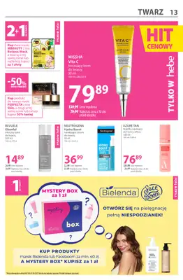 Hebe - gazetka promocyjna Gazetka od piątku 22.08 do niedzieli 07.09 - strona 13 Hebe - gazetka promocyjna Gazetka od piątku 22.08 do niedzieli 07.09 - strona 13