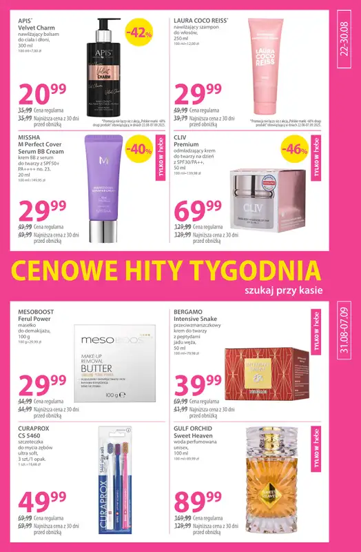Hebe - gazetka promocyjna Gazetka od piątku 22.08 do niedzieli 07.09 - strona 5