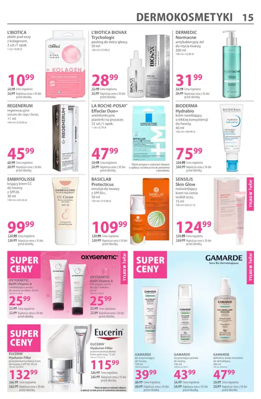 Hebe - gazetka promocyjna Gazetka od piątku 22.08 do niedzieli 07.09 - strona 15