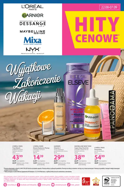 Hebe - gazetka promocyjna Gazetka od piątku 22.08 do niedzieli 07.09 - strona 22