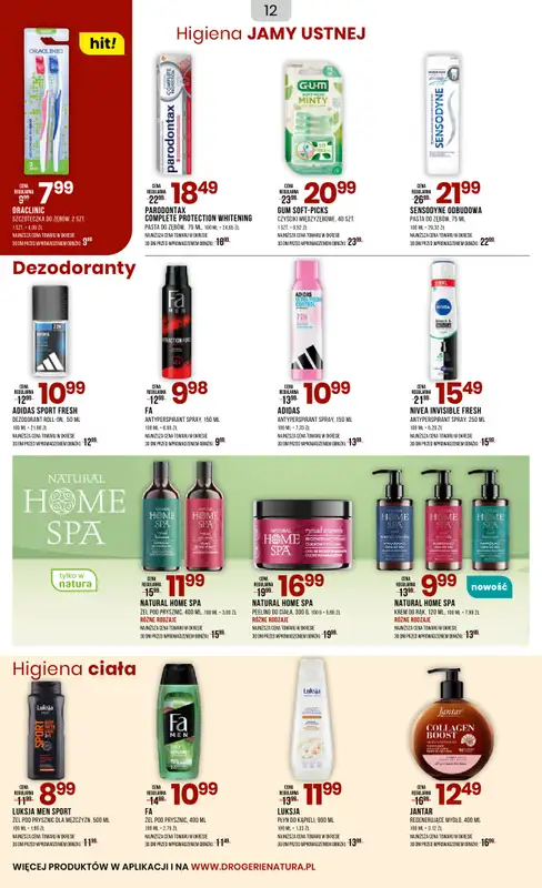 Drogerie Natura - gazetka promocyjna Gazetka od piątku 22.08 do wtorku 02.09 - strona 12