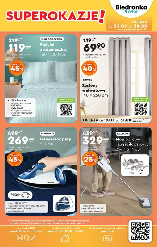 Biedronka - gazetka promocyjna Okazje tygodnia od 25.08 od poniedziałku 25.08 do środy 10.09 - strona 41