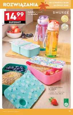 Biedronka - gazetka promocyjna Okazje tygodnia od 25.08 od poniedziałku 25.08 do środy 10.09 - strona 23