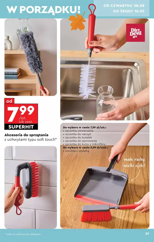 Biedronka - gazetka promocyjna Okazje tygodnia od 25.08 od poniedziałku 25.08 do środy 10.09 - strona 29