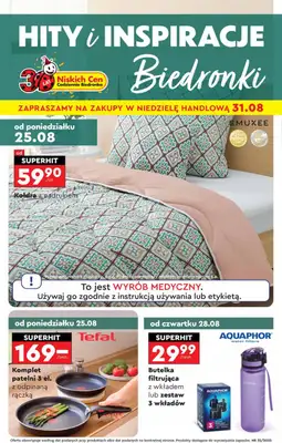 Biedronka - gazetka promocyjna Okazje tygodnia od 25.08 od poniedziałku 25.08 do środy 10.09