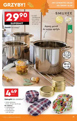 Biedronka - gazetka promocyjna Okazje tygodnia od 25.08 od poniedziałku 25.08 do środy 10.09 - strona 21