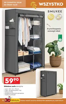 Biedronka - gazetka promocyjna Okazje tygodnia od 25.08 od poniedziałku 25.08 do środy 10.09 - strona 34