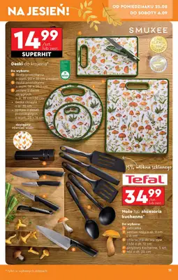 Biedronka - gazetka promocyjna Okazje tygodnia od 25.08 od poniedziałku 25.08 do środy 10.09 - strona 11