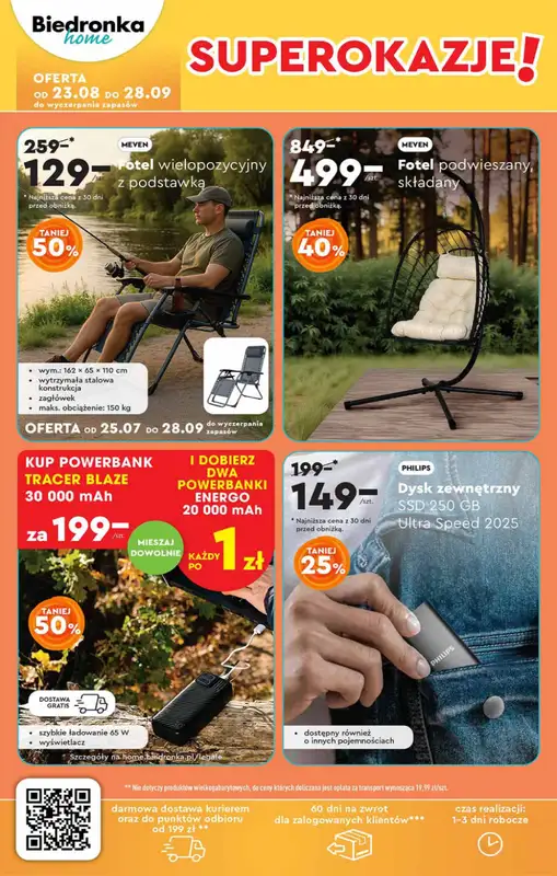 Biedronka - gazetka promocyjna Okazje tygodnia od 25.08 od poniedziałku 25.08 do środy 10.09 - strona 42