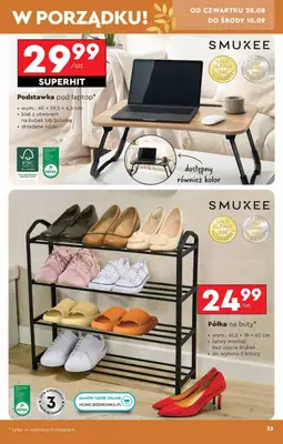 Biedronka - gazetka promocyjna Okazje tygodnia od 25.08 od poniedziałku 25.08 do środy 10.09 - strona 33