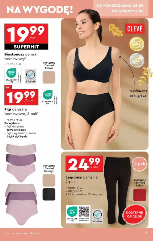 Biedronka - gazetka promocyjna Okazje tygodnia od 25.08 od poniedziałku 25.08 do środy 10.09 - strona 7