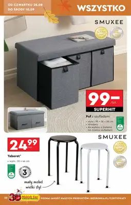 Biedronka - gazetka promocyjna Okazje tygodnia od 25.08 od poniedziałku 25.08 do środy 10.09 - strona 32