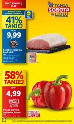 Lidl - gazetka promocyjna Tania sobota w Lidlu! od soboty 23.08 do soboty 23.08 - strona 2