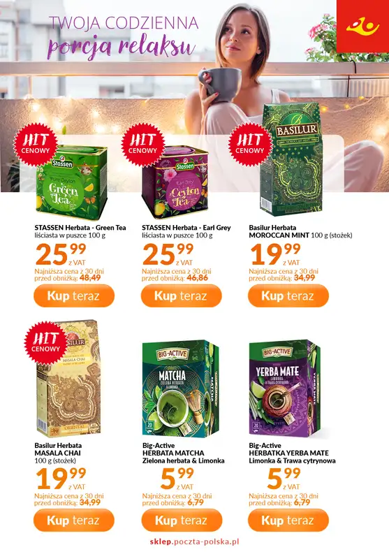 Poczta Polska - gazetka promocyjna Gazetka od poniedziałku 25.08 do niedzieli 07.09 - strona 3