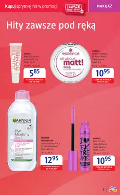 Drogerie DM - gazetka promocyjna Poznań, już otwarta nowa drogeria w PH Ławica Shopping Park od poniedziałku 25.08 do soboty 06.09 - strona 3 Drogerie DM - gazetka promocyjna Poznań, już otwarta nowa drogeria w PH Ławica Shopping Park od poniedziałku 25.08 do soboty 06.09 - strona 3