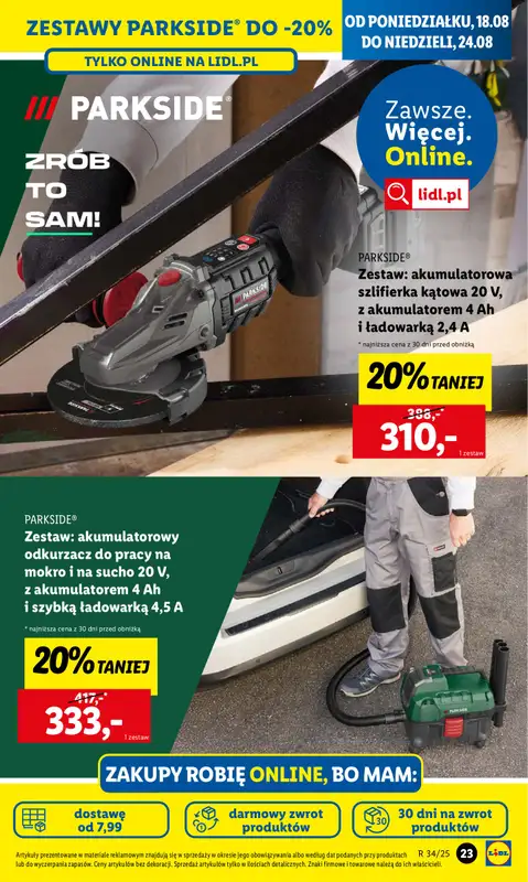 Lidl - gazetka promocyjna Katalog od poniedziałku 18.08 do soboty 23.08 - strona 27