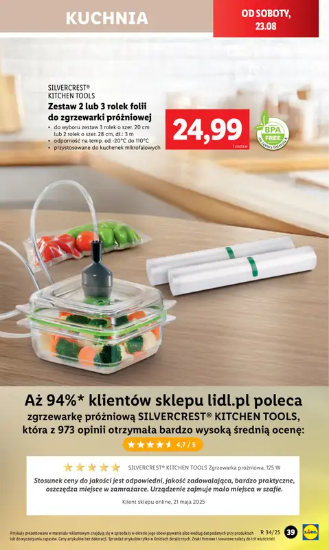 Lidl - gazetka promocyjna Katalog od poniedziałku 18.08 do soboty 23.08 - strona 43