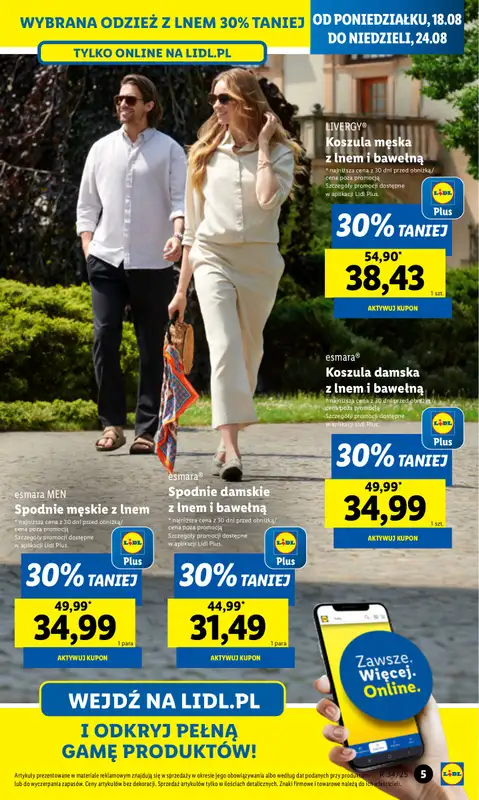 Lidl - gazetka promocyjna Katalog od poniedziałku 18.08 do soboty 23.08 - strona 5