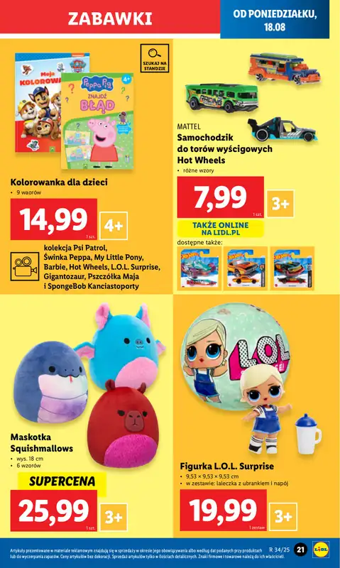 Lidl - gazetka promocyjna Katalog od poniedziałku 18.08 do soboty 23.08 - strona 25