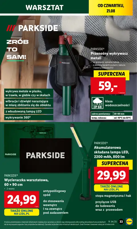 Lidl - gazetka promocyjna Katalog od poniedziałku 18.08 do soboty 23.08 - strona 37