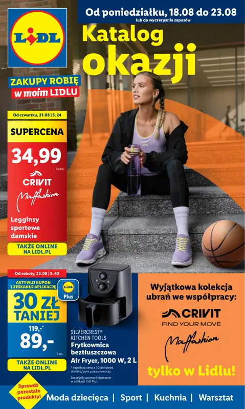 Lidl - gazetka promocyjna Katalog od poniedziałku 18.08 do soboty 23.08