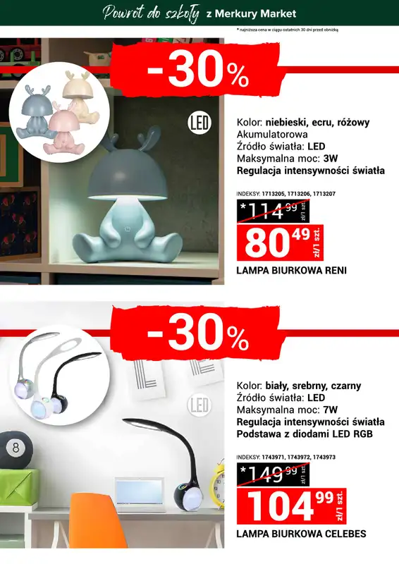 Merkury Market - gazetka promocyjna Gazetka Powrót do szkoły od soboty 23.08 do niedzieli 31.08 - strona 22