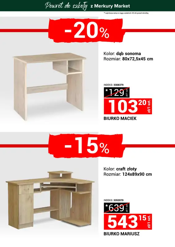 Merkury Market - gazetka promocyjna Gazetka Powrót do szkoły od soboty 23.08 do niedzieli 31.08 - strona 6