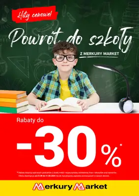 Merkury Market - gazetka promocyjna Gazetka Powrót do szkoły od soboty 23.08 do niedzieli 31.08 Merkury Market - gazetka promocyjna Gazetka Powrót do szkoły od soboty 23.08 do niedzieli 31.08