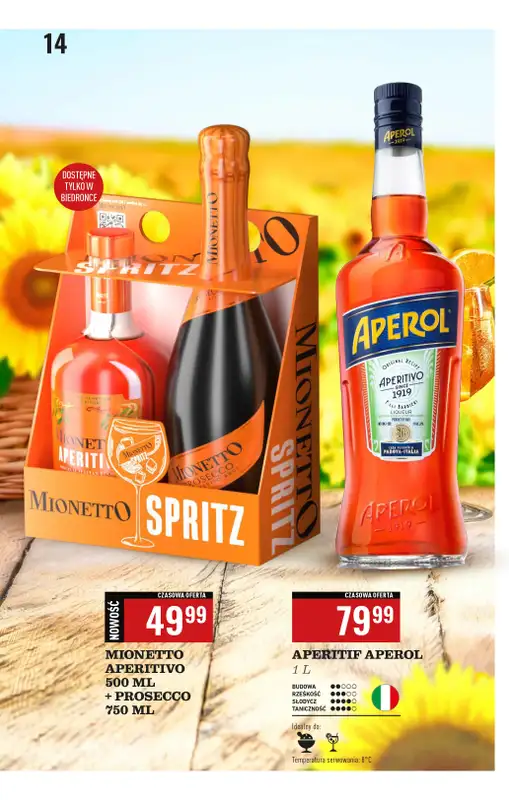 Biedronka - gazetka promocyjna Czas na Toast! od poniedziałku 25.08 do soboty 06.09 - strona 14