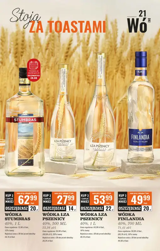 Biedronka - gazetka promocyjna Czas na Toast! od poniedziałku 25.08 do soboty 06.09 - strona 21