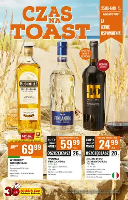 Biedronka - gazetka promocyjna Czas na Toast! od poniedziałku 25.08 do soboty 06.09