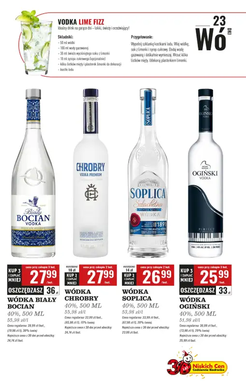 Biedronka - gazetka promocyjna Czas na Toast! od poniedziałku 25.08 do soboty 06.09 - strona 23