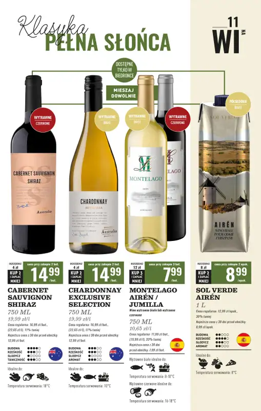 Biedronka - gazetka promocyjna Czas na Toast! od poniedziałku 25.08 do soboty 06.09 - strona 11