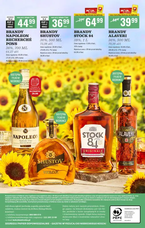 Biedronka - gazetka promocyjna Czas na Toast! od poniedziałku 25.08 do soboty 06.09 - strona 38