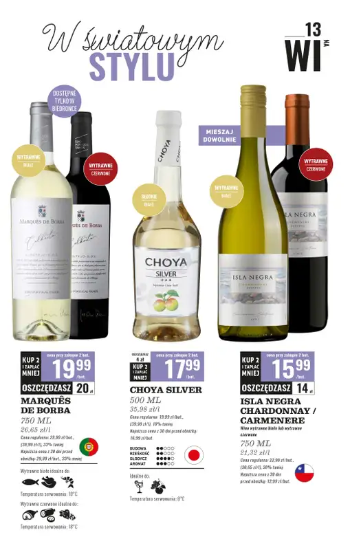 Biedronka - gazetka promocyjna Czas na Toast! od poniedziałku 25.08 do soboty 06.09 - strona 13