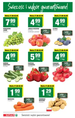 SPAR - gazetka promocyjna Gazetka Spar od środy 27.08 do niedzieli 07.09 - strona 2 SPAR - gazetka promocyjna Gazetka Spar od środy 27.08 do niedzieli 07.09 - strona 2
