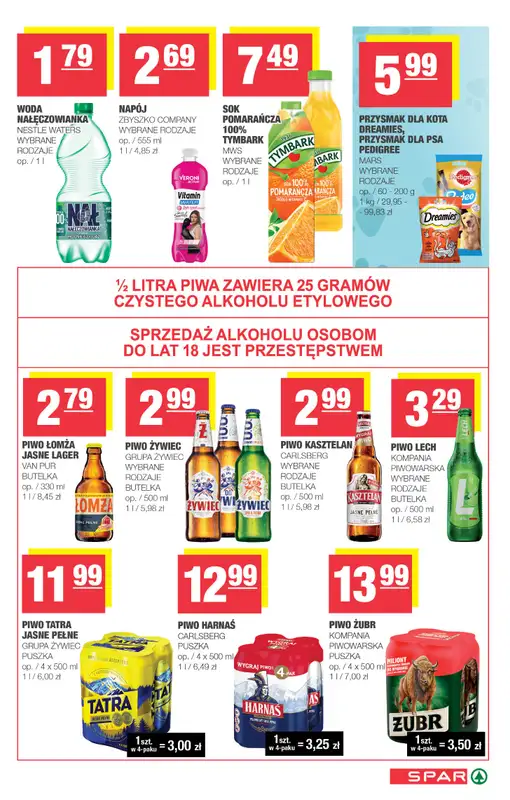 SPAR - gazetka promocyjna Gazetka Spar od środy 27.08 do niedzieli 07.09 - strona 7