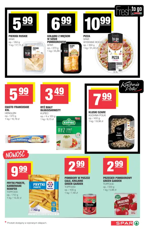 SPAR - gazetka promocyjna Gazetka Spar od środy 27.08 do niedzieli 07.09 - strona 5